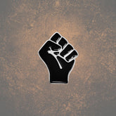 Black Lives Matter Black Fist Enamel Pin